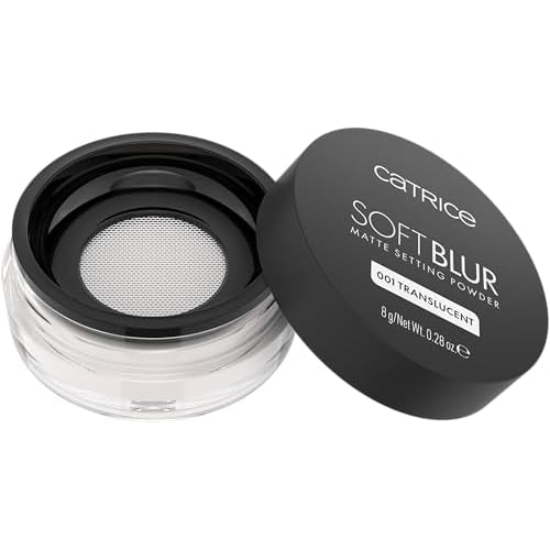Catrice | Soft Blur Loose Setting Powder | Matte, Airbrushed Finish with Blurring Effect | Long-Wear, No Flashback | Vegan & Cruelty Free (001 | Translucent)