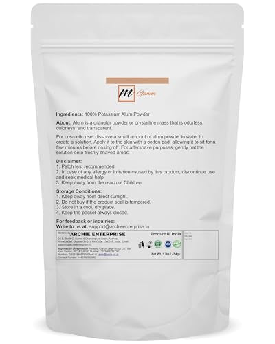 Natural Alum Powder 454g | Skin Care & Water Purifier