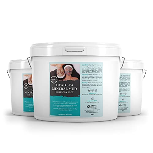 Dead Sea Black Mud Mask - 10 lbs Bulk Spa Treatment
