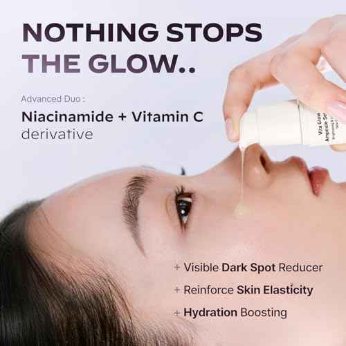 GLASSLIKE Vita Glow Ampoule Serum, Dark Spot Correcting, Skin tone improvement and firming, Hydration Boosting - 1.01 fl.oz