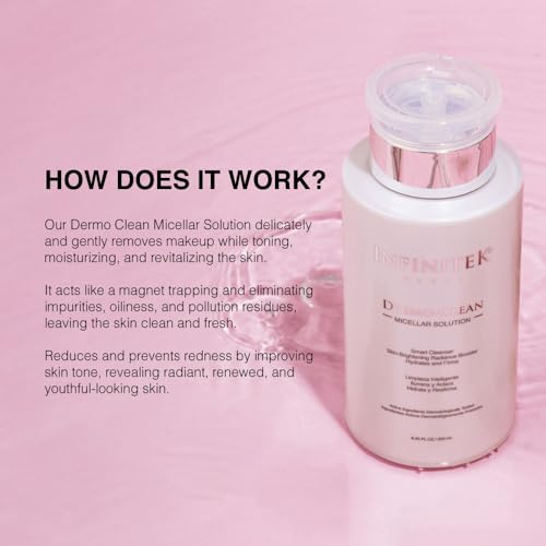 Infinitek Paris Dermo-Clean Micellar Water - 250ml Makeup Remover