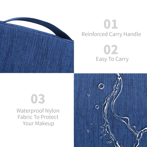 Lcsmaokin Large Capacity Waterproof Toiletry Bag with Hook