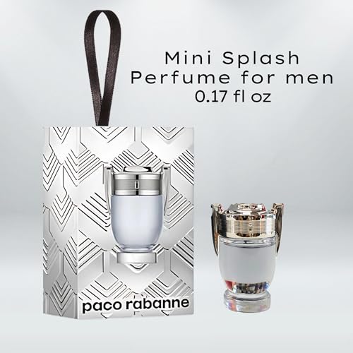 Paco Rabanne Invictus Perfume for Men Mini Splash EDT 0.17 Fl Oz