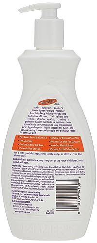 Palmers Cocoa Butter Lotion With Vitamin-E 17 Ounce Bonus (500ml) (Pack of 2)