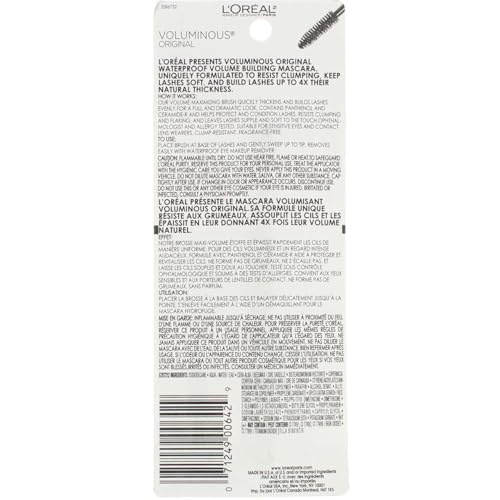 L'Oreal Voluminous Waterproof Mascara - Black