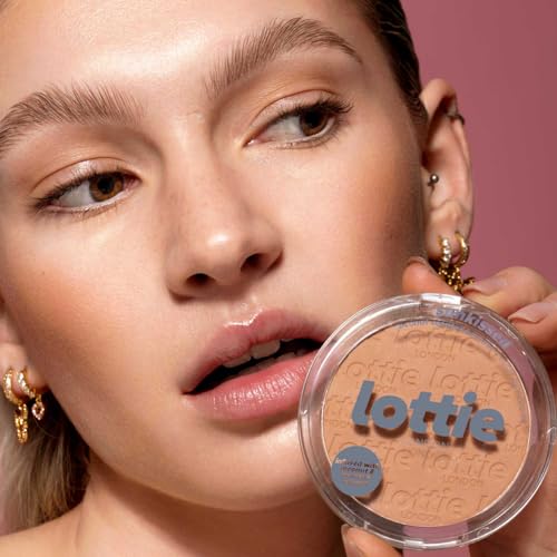 Lottie London Sunkissed Bronzer in Sunburst, Infused with bamboo extract and Vitamin E this skin-loving bronzer adds a buildable warm bronze for a defined finish