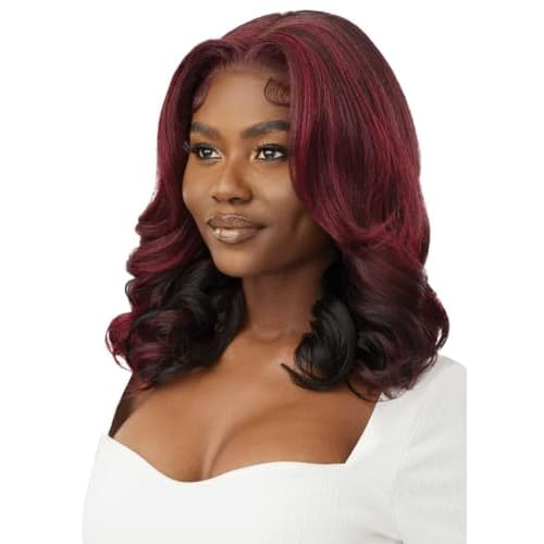 Outre Lace Front Wig - Perfect Hair Line 13X6 - ReevaWig (OFF BLACK 1B)