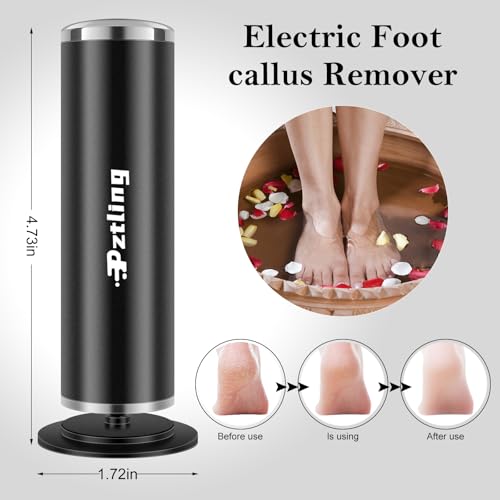 Electric Foot Callus Remover with Adjustable Speed & 60 Sandpaper Discs