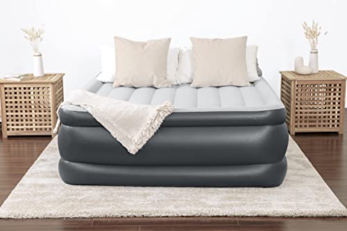 SLEEPLUX Durable Inflatable Air Mattress with Built-in Pump, Pillow and USB Charger, 15" Tall Twin