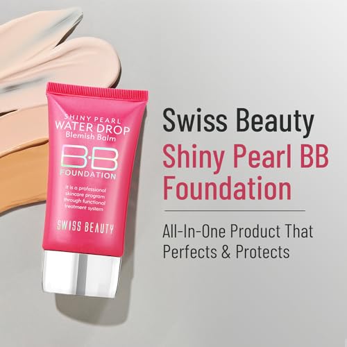 Swiss Beauty BB Cream Foundation - Matte Finish, SPF 15, 40ml
