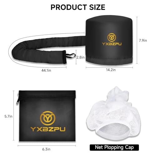 Bonnet Hair Dryer with Hose for Curly Hair Deep Conditioning