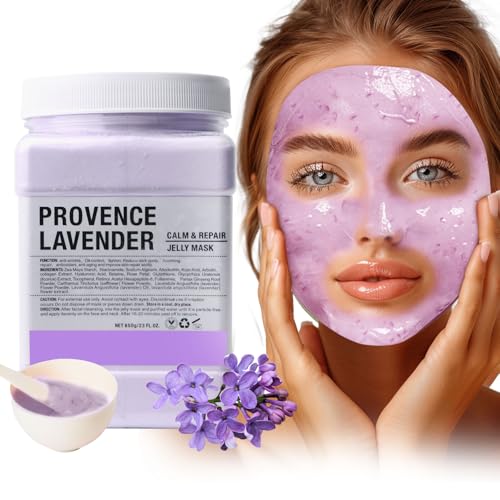 Collagen Jelly Mask ? Jelly Mask for Facials & Vajacial, Mascarilla Hidropl?stica Facial,Esthetician Supplies for All Skin Types (Lavender)