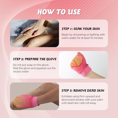 LOTTA Exfoliating Glove | Dead Skin Removal Body Scrub Mitt