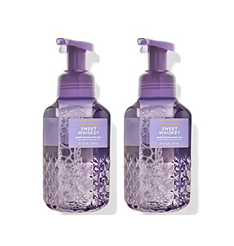 Bath & Body Works Bath and Body Works Sweet Whiskey Gentle Foaming Hand Soap 8.75 Ounce 2-Pack (Sweet Whiskey) 17.5 fluid_ounces