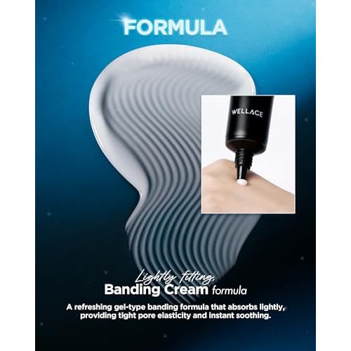 WELLAGE Hyper Peptide Bandage Cream - High-Peptide with Hypoallergenic Salmon DNA PDRN Panthenol Ceramide, Advanced Anti-Aging Korean Face Cream, Pore Elasticity, Plumping, Evens Texture, 1.69 oz