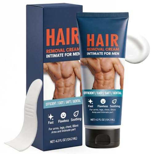 Men's Hair Removal Cream for Sensitive Skin – Fast & Gentle Full-Body Use