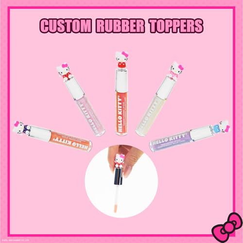 Hello Kitty Lip Gloss Set 10-Piece Plant Based Makeup for Girls