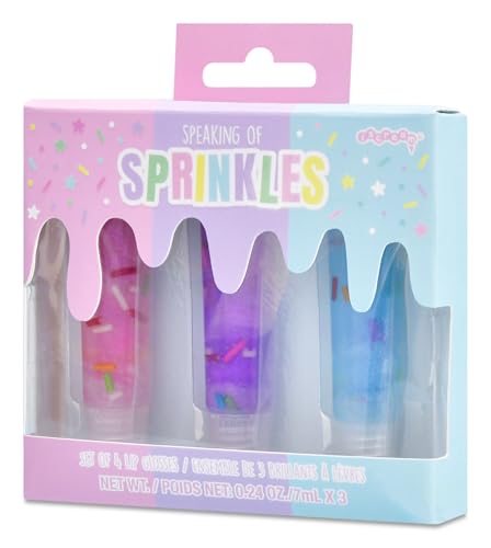 iscream Vanilla Scented Roller Ball Lip Gloss Set - 3 Pack