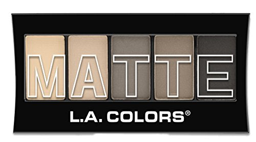 L.A. COLORS Matte Eyeshadow Palette Bundle – 10 Shades