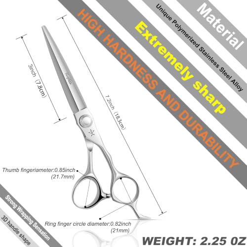 Professional Barber Hair Cutting Scissors 6.5 Inch Stainless Steel