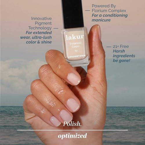 LONDONTOWN Lakur Nail Polish – Seafoam Shade, Gel-Like Shine