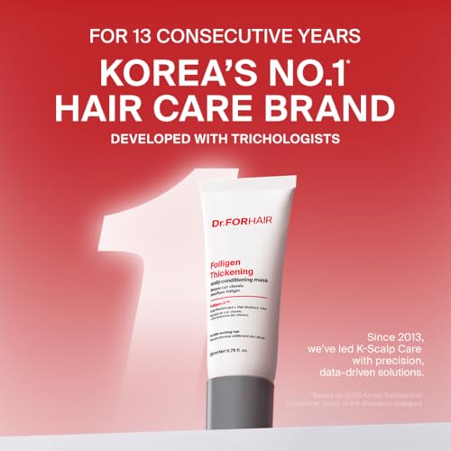 DR.FORHAIR Folligen Thickening Scalp Treatment Mask 6.76 oz - Nourishing Biotin & Keratin Formula