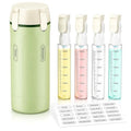 4-Pack 30ml TSA Approved Travel Bottles with Pump Dispenser