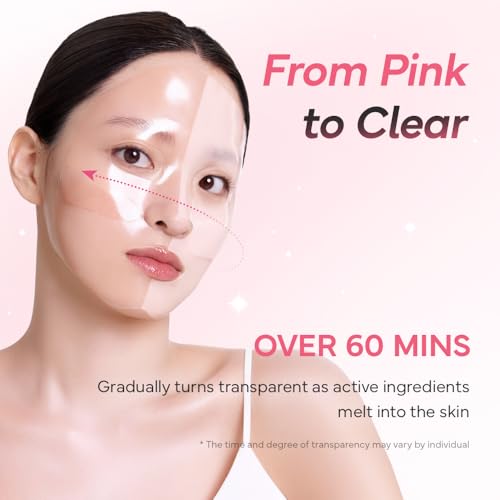 SAM'U PDRN Rejuvenating Full-In Hydrogel Mask, Visible Result Firming & Radiance Gel Mask with Collagen, Hyaluronic Acid ? Elasticity & Hydration & Brightening Glow Korean Facial Mask, 4 Sheets