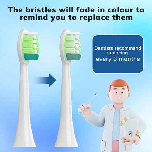Toothbrush Replacement Heads for Philips Sonicare 16(Green and Blue) Pack Soft Replacement Electric Toothbrush Head Compatible with Philips Sonicare Electric Toothbrush