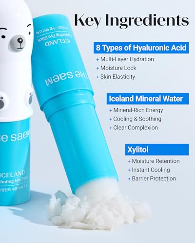 THESAEM Iceland Hydrating Eye Stick – Dark Circles & Puffiness Relief