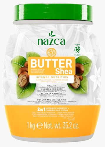 NAZCA Shea Butter Hair Cream 2-in-1 Deep Conditioning & Styling, 1kg