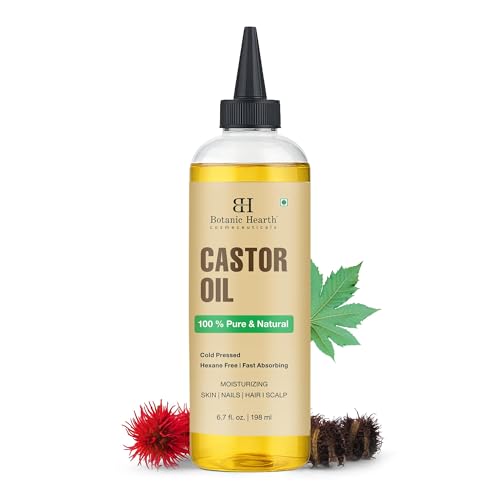 Botanic Hearth Castor Oil Treatment for Hair, Lashes & Brows - 6.7 Fl Oz