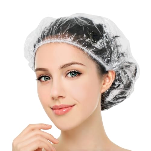 Disposable Shower Caps for Women & Men - Large 20.5 Inch, 100 Pack Variation of THIS listing