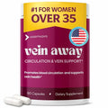 VoomVaya Vein Away - Vein Support Supplement for Women 35+, 60 Capsules