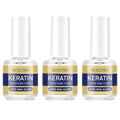 Keratin Nail Care Oil - Plant-Based Strengthening Treatment (3 Pack)