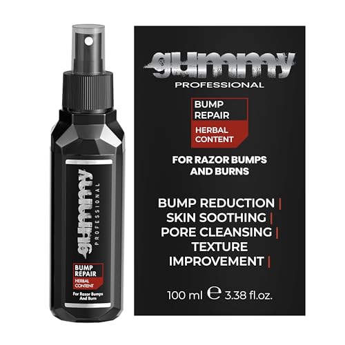 Gummy Professional Bump Repair & Ingrown Hair Spray for Men and Women ? Lightweight Post Shave Grooming Spray for Smooth Skin After Shaving and Waxing on Face and Body ? Travel Size 100ml