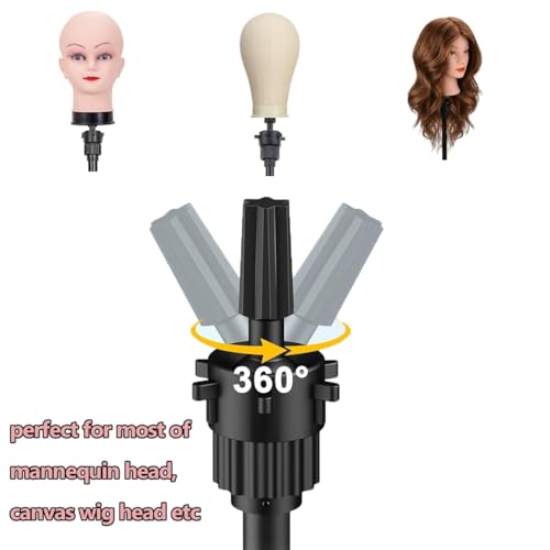 Adjustable Wig Head Stand Tripod 17-63 inch