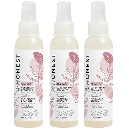 The Honest Company Hair Detangler 3-Pack, 4 fl oz each