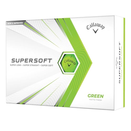 Callaway Golf 2021 Supersoft Golf Balls , Green