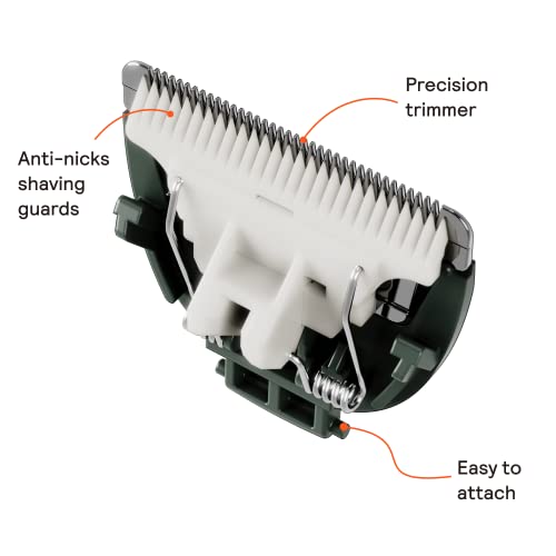 Meridian - Trimmer Replacement Blade - Sage Ceramic Blades for Electric Body & Pubic Hair Trimmer - 1 Pack