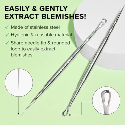 I DEW CARE Dual-Tip Pimple Popper Tool | Blackhead Remover