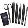 Professional Stainless Steel Eyebrow Tweezers Set with Scissors