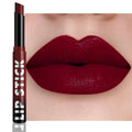 Maroon Red Matte Lipstick for Women Mature, Long Lasting Waterproof Transfer-Proof Vegan Lip Bar, 24 Hours Moisturizing Natural Lip Stain, All-Day Lip Color A07#