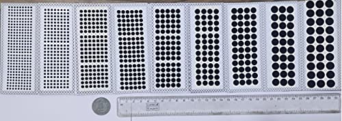 Premium Black Velvet Bindis Tattoo Stickers - 900+ Pack
