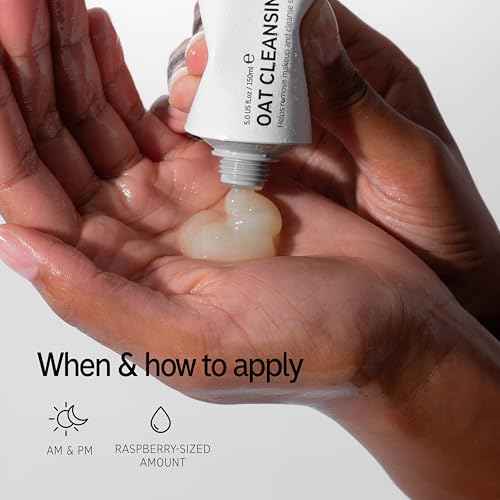 The INKEY List Oat Cleansing Balm Duo, Rich Balm Removes Makeup and Impurities, Reduces Redness, 5.0 fl oz (2 Pack)