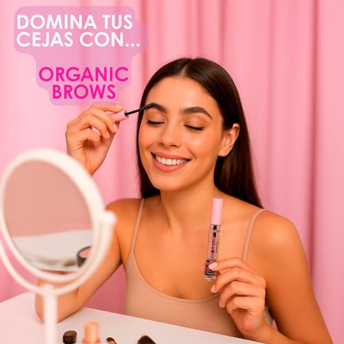 Pink Up Organic Brows Eyebrow Gel | Clear, Long-Lasting Fixation