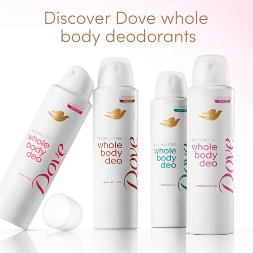 Whole Body Deodorant Spray - Coconut Vanilla, 4 oz | Alcohol-Free, 72-Hour Odor Control
