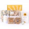 Birthday Gifts for Women - Sunshine Cheer Up Gift Box for Her, Unique Self Care Relaxation Set, Get Well Soon Gift Baskets for Mom, Sister, Best Friend, Coworker, Female, Bestie