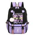 KATSEYE Kpop Aesthetic Backpack with USB Charging Port