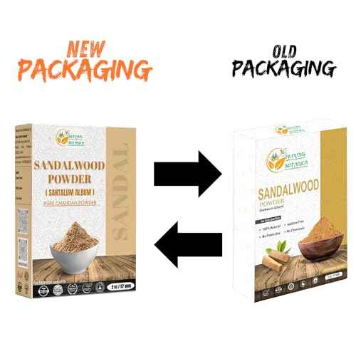 Herbs Botanica Chandan Sandalwood Powder Natural 227gm / 8 oz For Skin, Face Pack, Face Mask, Worship Tilak, Auspicious Occasions 100% Natural, Soothing, Cleansing, Wrinkles